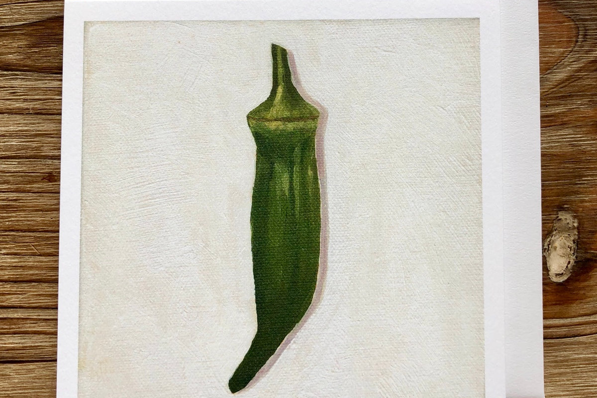 Single Okra Any Occasion Card