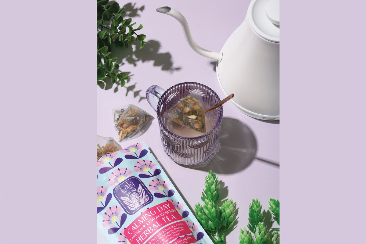 Calming Day Herbal Tea Gift Set.