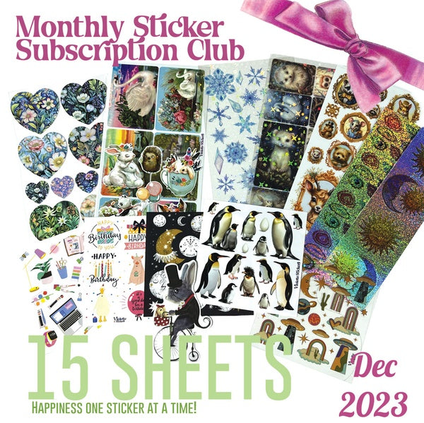 December 2023 Sticker Subscription Pack