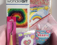 Kids Level 3 - Counted Cross Stitch & Punch Needle - Craft Subscription Box (Recommended Age 10+).