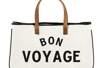 Bon Voyage Canvas Tote