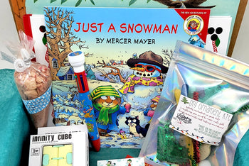 Read to Me gender neutral "Winter" themed book box