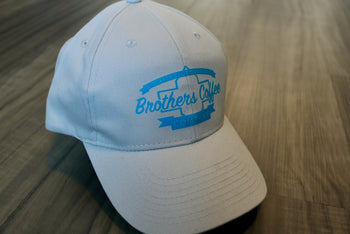 Brothers Coffee Baseball Hat - Slate & Process Blue