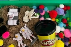 Out of This World Sensory Box Space Themed - Activities for Kids