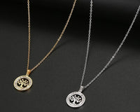 FAMILY TREE ♡ AAA CZ Diamond Tarnish Free Necklace