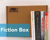 Monthly Fiction Box of 4 Surprise Books - Mystery Book Gift Box For Book Lovers