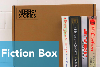 Monthly Fiction Box of 4 Surprise Books - Mystery Book Gift Box For Book Lovers