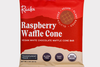 Raspberry White Chocolate Waffle Cone Bar (Vegan / GF)