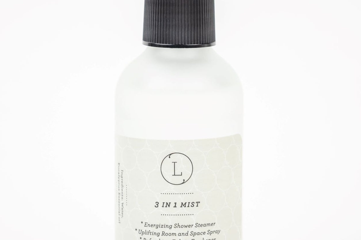 Eucalyptus Mist, Shower Mist, Room & Space Spray, 3 in 1 Home Essential Mist