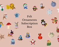 DIY Felt Ornaments of the Month Sewing Surprises Box