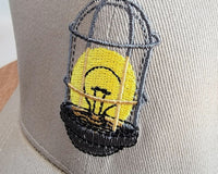 Embroidered Ghost Light Baseball Cap with Adjustable Strap - Theatre Broadway Gift