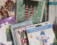 Kids Level 3 - Counted Cross Stitch & Punch Needle - Craft Subscription Box (Recommended Age 10+).