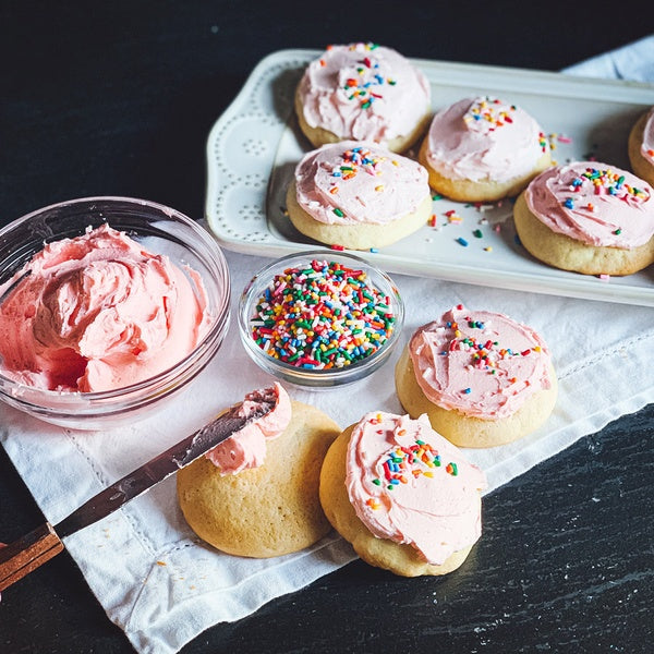 SOLD OUT: Pink Frosted Sugar Cookies: 1-Time Baking Kit