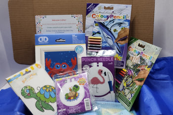 Craft n' Stitch Monthly Themed Subscription Craft Box for Kids Ages 13+