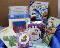 Kids Level 3 - Counted Cross Stitch & Punch Needle - Craft Subscription Box (Recommended Age 10+).