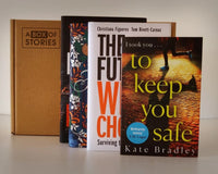 Monthly Surprise Book Box of 4x New Books - Mystery Book Gift Box For Book Lovers