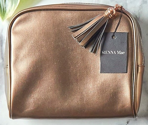 Sienna Mae Cosmetic Bag with Tassle Zipper