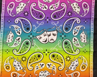 Dog and Human Bandana - Broadway Musical Theatre themed - Rainbow Broadway Pride Bandana