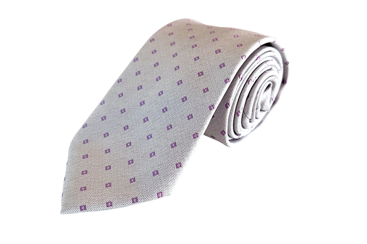 Grape Agate Tie