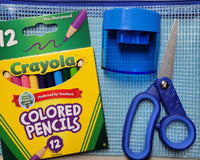 Kids Level 3 - Counted Cross Stitch & Punch Needle - Craft Subscription Box (Recommended Age 10+).