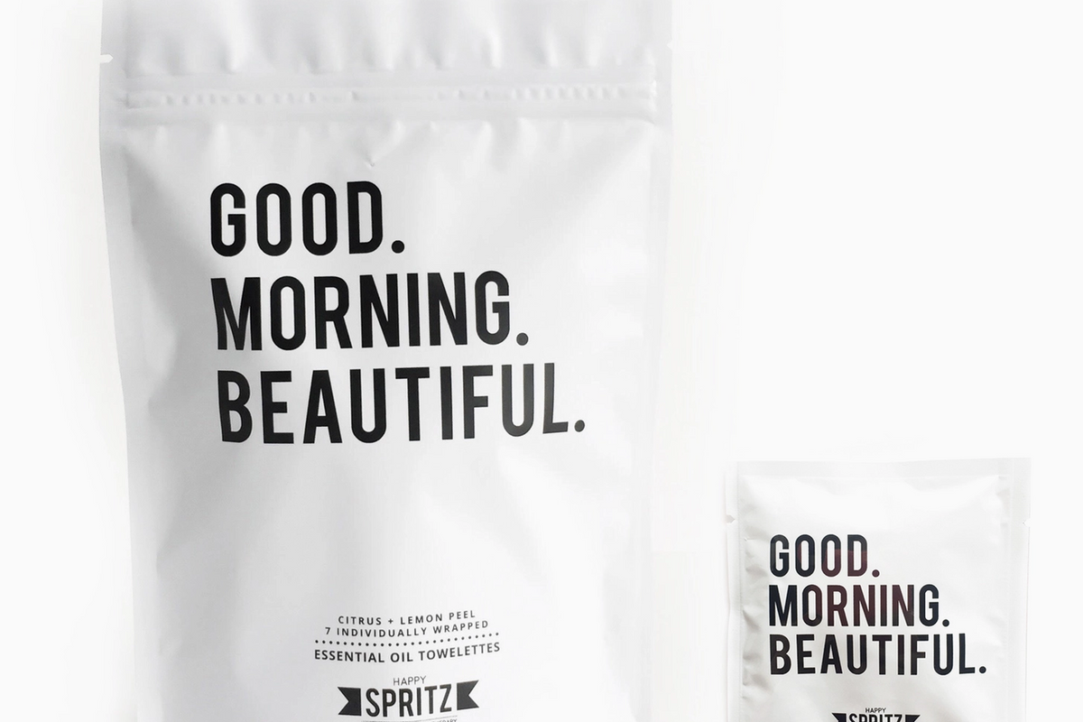 Good Morning Beautiful Towelette 7 Day Bag