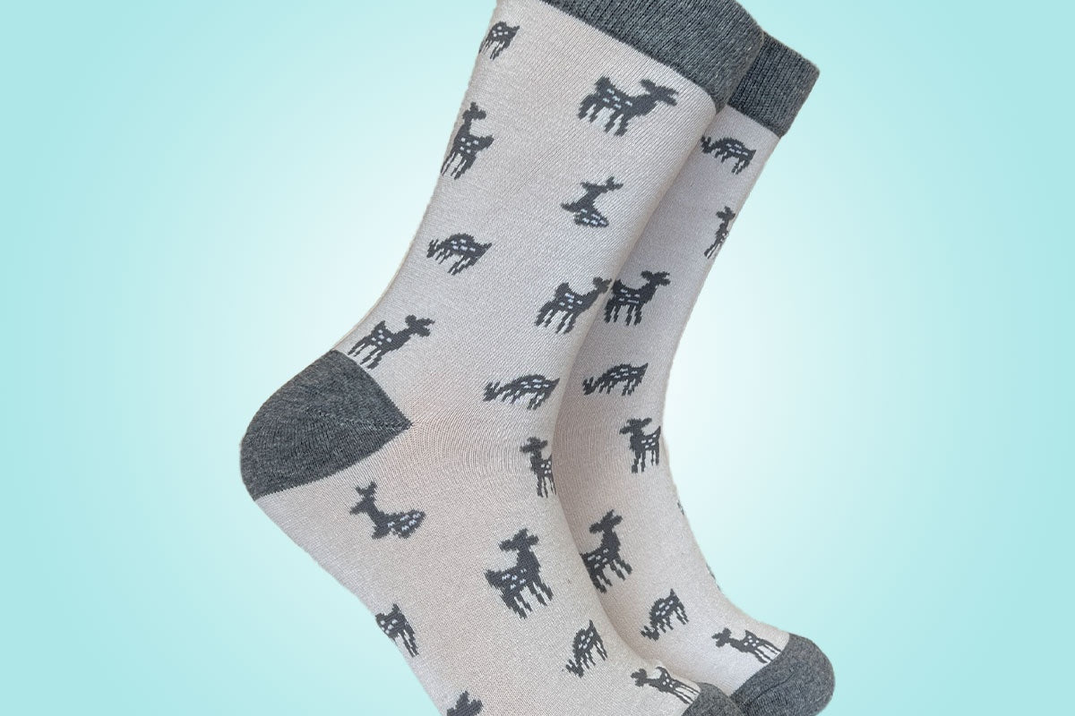 Bambi Grey Sock - Women's