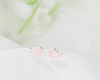 Sterling Silver Dainty Bird Studs