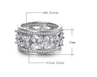 FLORAL 360 AAA Cubic Zirconia 925  Ring