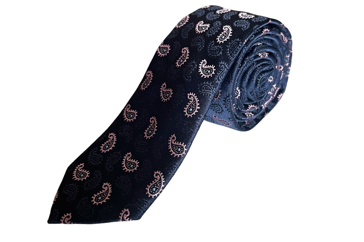 Party Paisley Skinny Tie