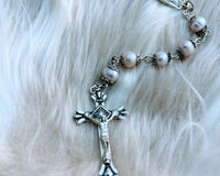 Natural Freshwater Pearl rosary