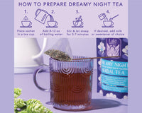 Dreamy Night Herbal Tea Gift Set.