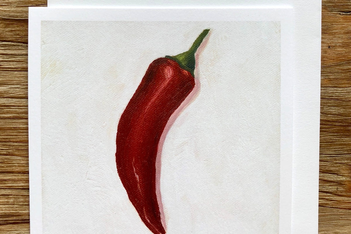 Single Chili Pepper Any Occasion Card