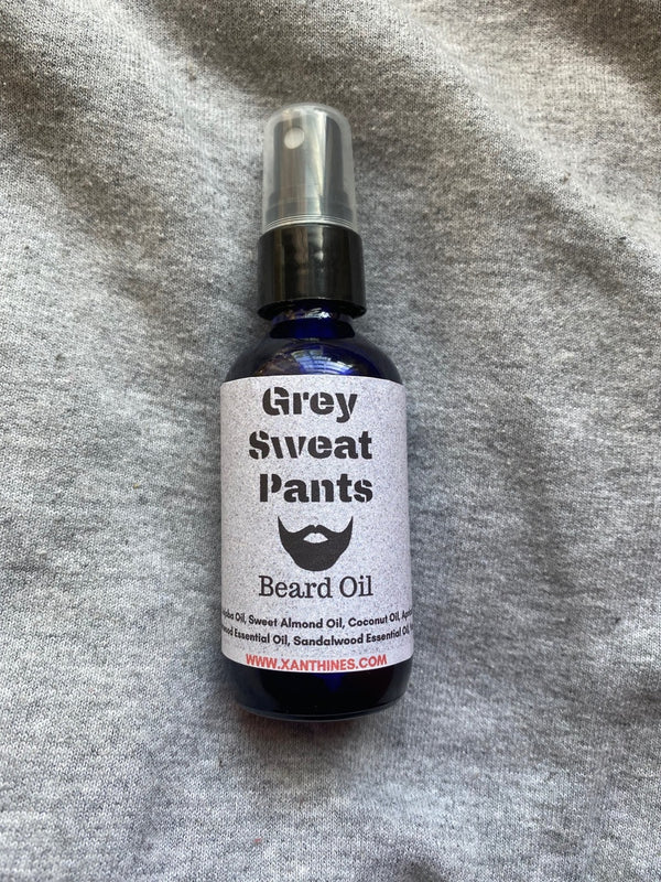 Grey Sweat Pants Beard Oil