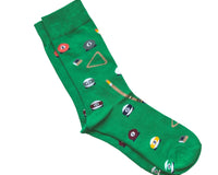 Green Billiards Sock - Men's