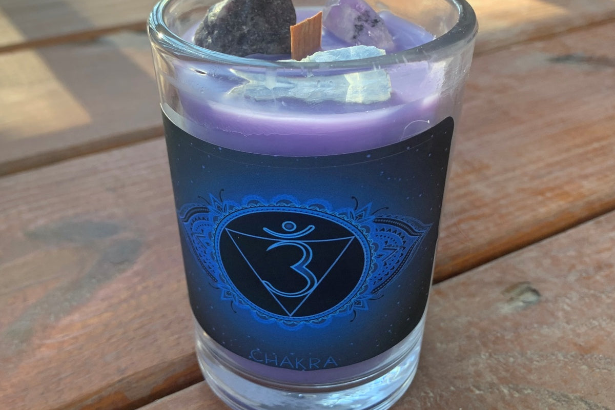 Third Eye (Ajna) Chakra Candle - The Sixth Chakra