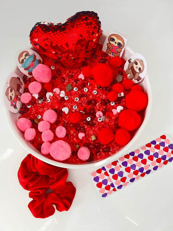 Valentine's Sensory Box