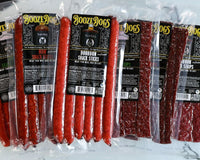 Boozy Jerky Style Steak Strip & Snack Stick Variety 6 Packages // 30 Servings