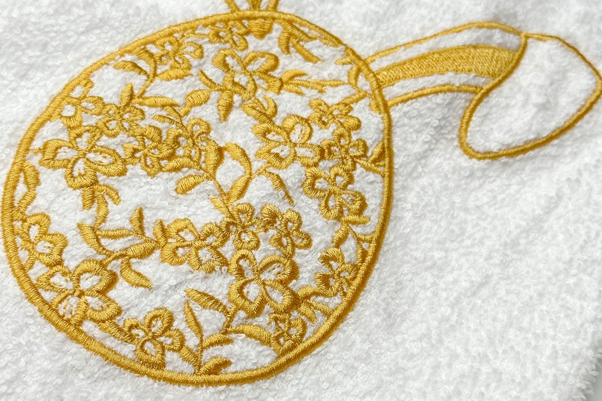 Easter Egg Embroidered Towel