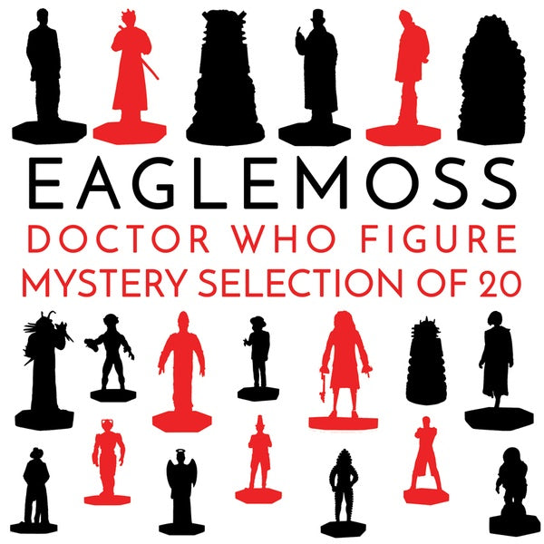 Eaglemoss Doctor Who Figure Collection Mystery Selection of 20 Different + BONUS MAGAZINES