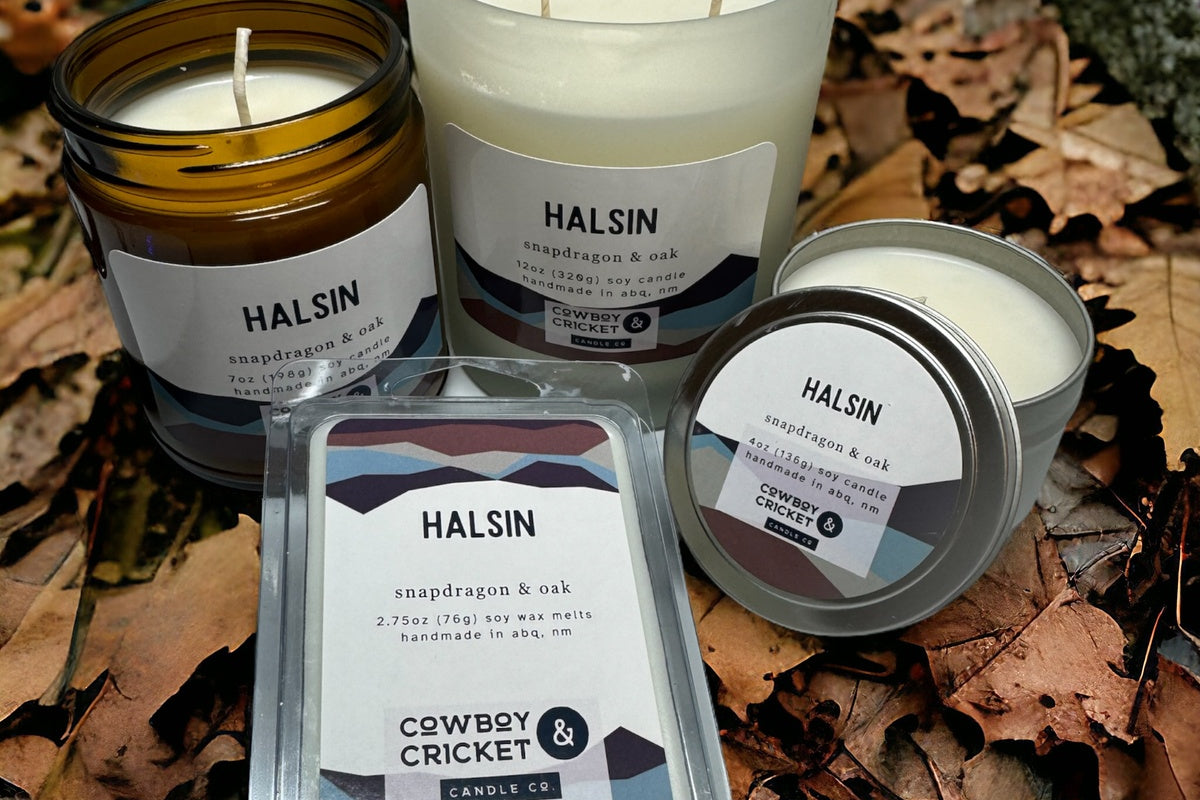 Halsin Soy Candles and Melts - Snapdragon & Oak - Dungeon Adventure Inspired