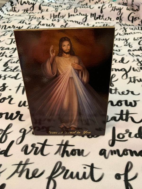 Divine Mercy plaque