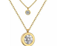 AISHA ♡ AAA Cubic Zirconia Diamond Tarnish-free Layered Necklace