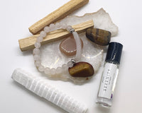 HEALING CRYSTALS RITUAL KIT (retail value $45.) Great for morning or evening rituals, or mediation. amplify your energy, and heighten your spiritual enlightenment with our Healing Crystals Set. Manifest More Abundance, Love, and Peace!