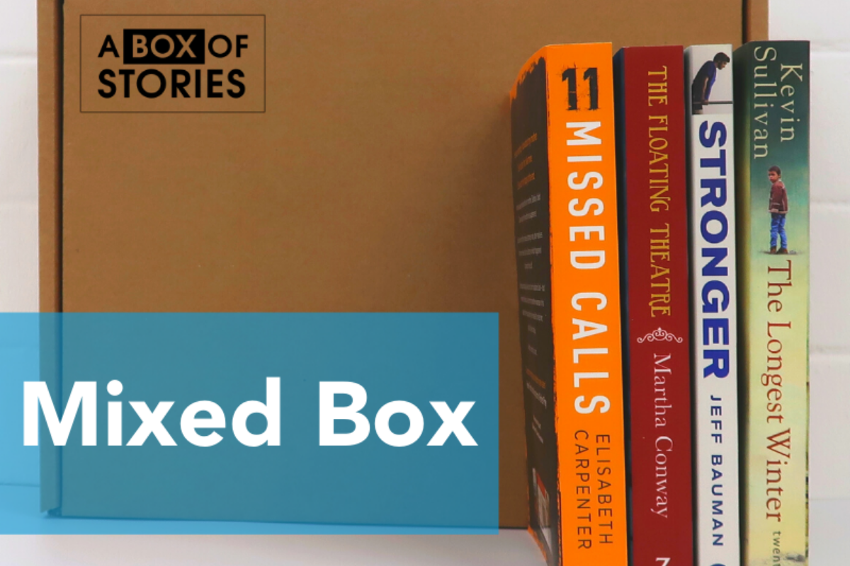 Monthly Box Of 4x Mixed Books- Mystery Gift Box For Book Lovers