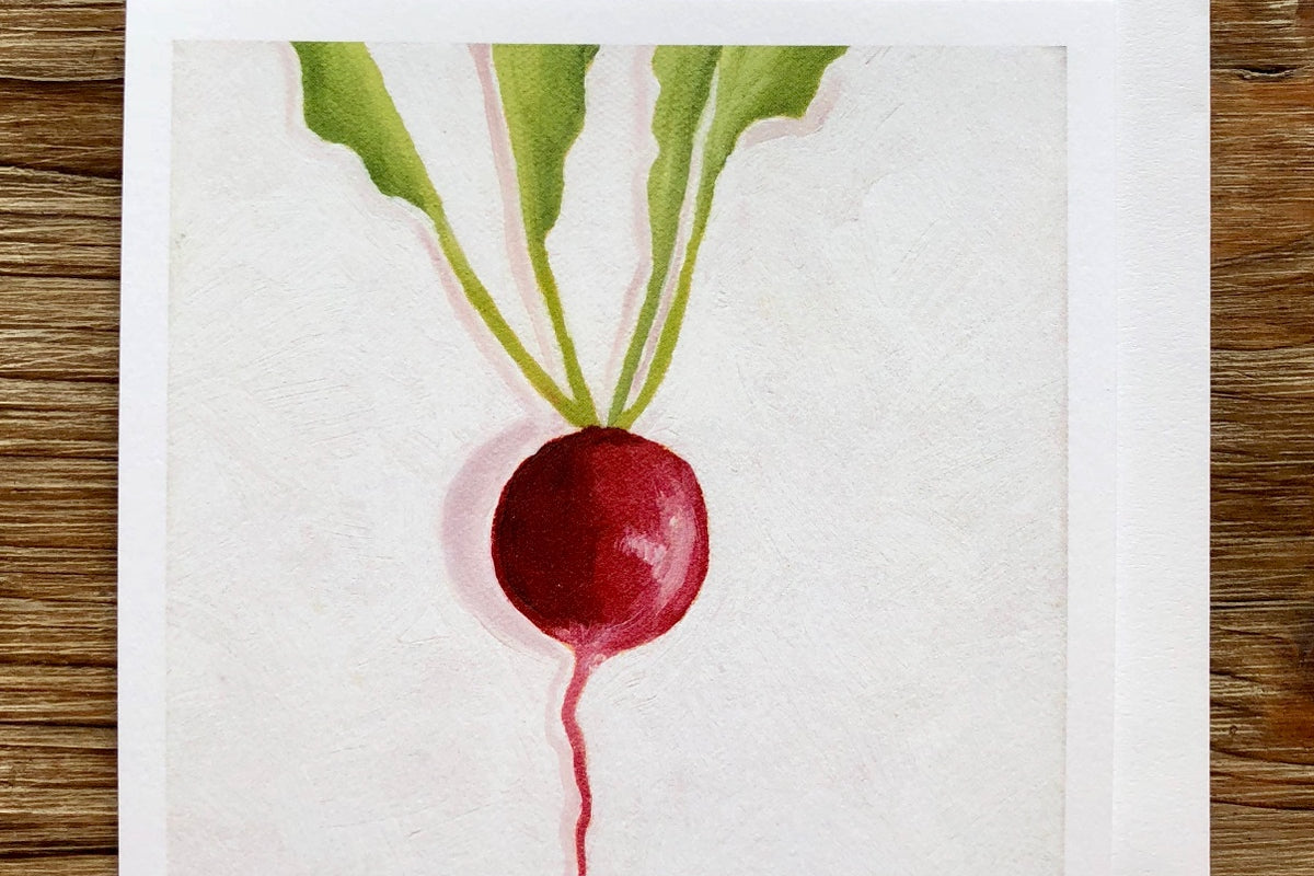 Single Radish Any Occasion Card