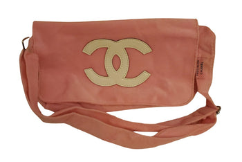 Pink Chanel Precision Messenger/Crossbody Bag