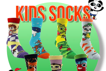 Sock Panda Kids Socks (Ages 3-7)  -  Two Pairs Each Month