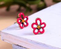 Flower Stud Earrings