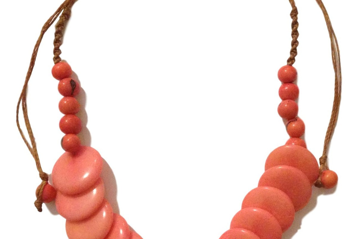 Pink Tagua Necklace