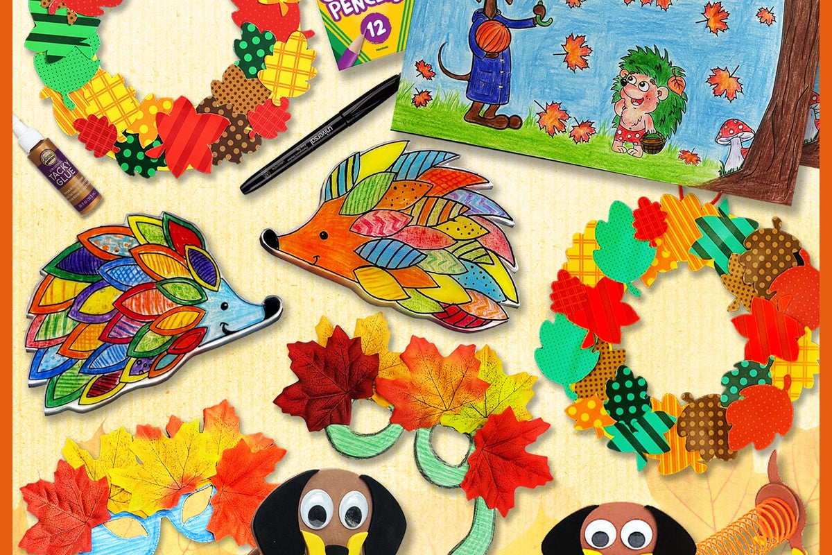 An Autumn Tale, Kids DIY Crafts Box (Ages 3-9 years)